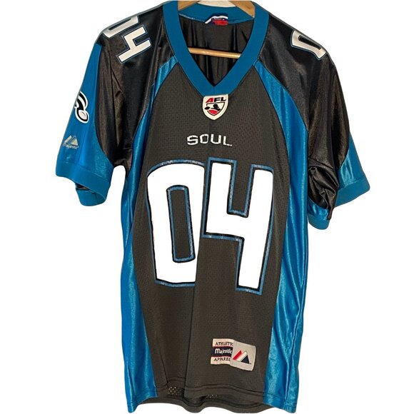 UNISEX VINTAGE AFL BON JOVI PHILADELPHIA SOUL ARENA FOOTBALL LEAGUE JERSEY 2004 - Picture 2 of 9